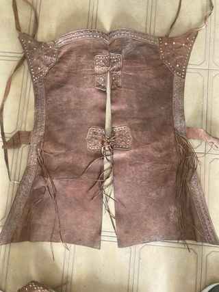 Zahones cuero niño vintage