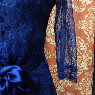 Vestido Amitię azul XL - fiesta