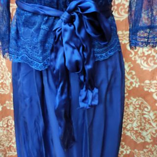 Vestido Amitię azul XL - fiesta