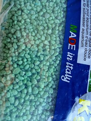 Grava para acuarios verde Prodac de 2,5 kg
