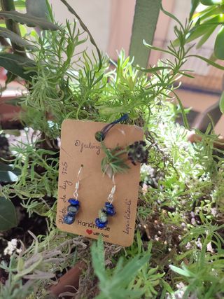 Pendientes Plata 925 Coral Rojo,Amatista...