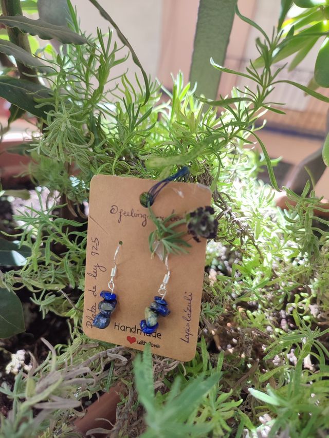 Pendientes Plata 925 Coral Rojo,Amatista...