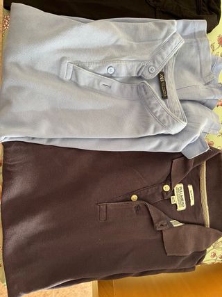 4 Polos Hombre Zara-Pull&Bear