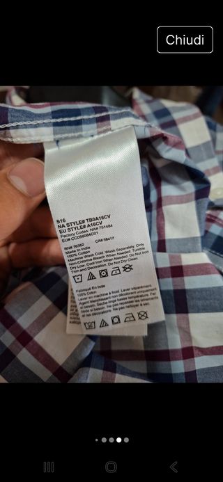 Camicia Timberland L Multicolore