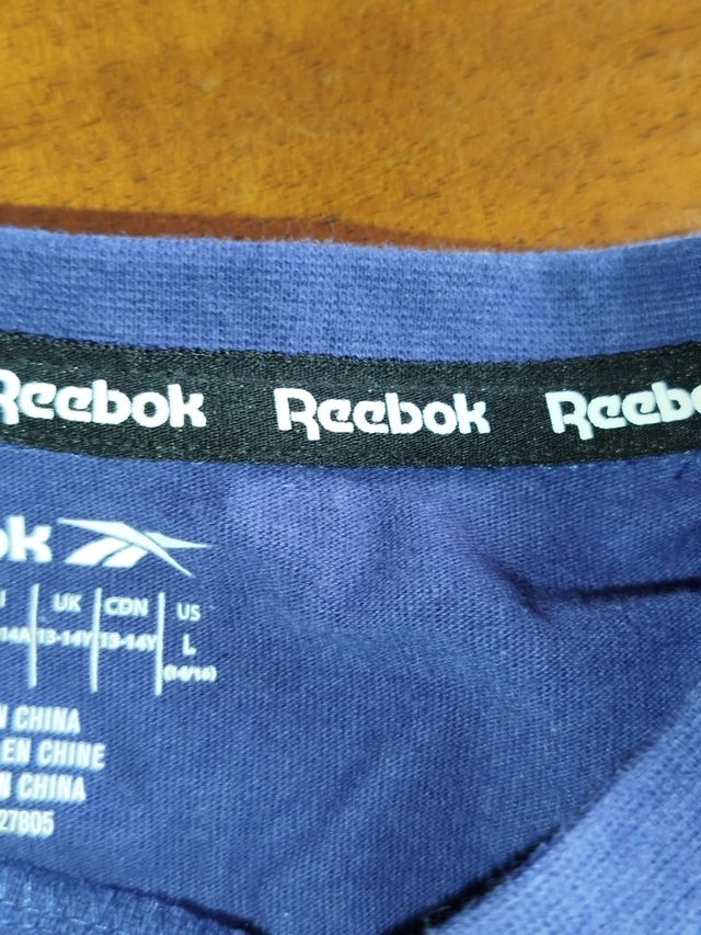Maglia Reebok L blu bambino