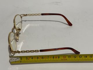 Occhiali Fendi vintage oro e marrone