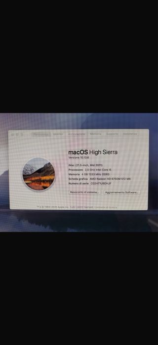 Apple iMac 21.5” pollici 2011