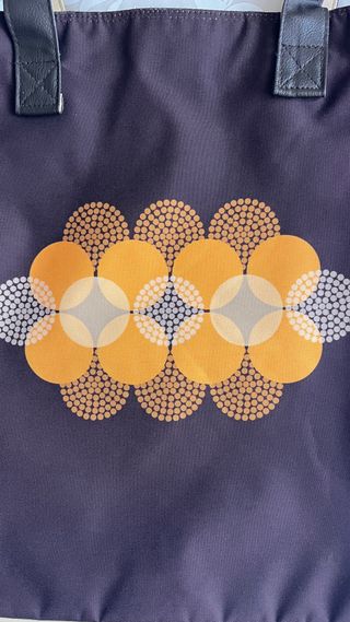 Bolso 70's UP marrón-naranja