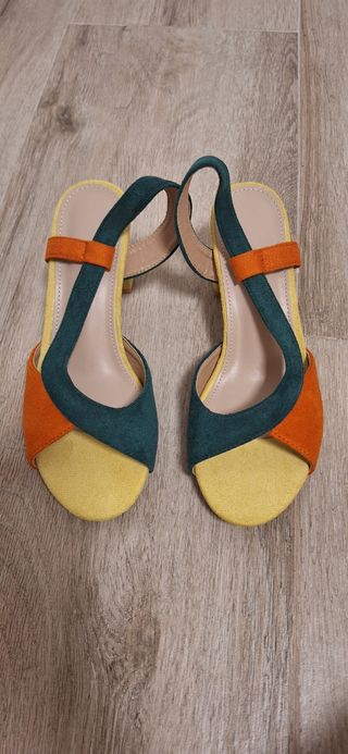 Sandalias verano | Amarillo-Verde