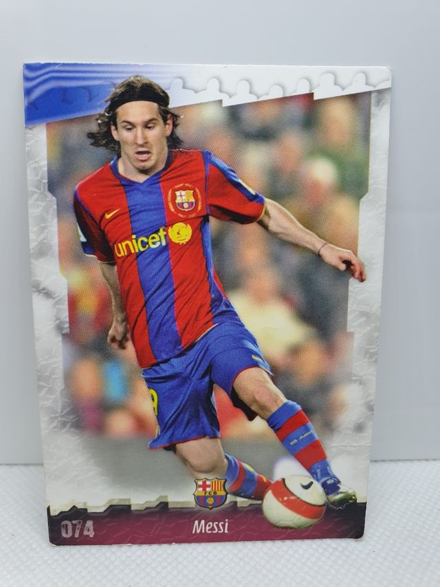 ⚽️ CROMO DE FUTBOL MESSI N.74 F.C BARCELONA 2009 