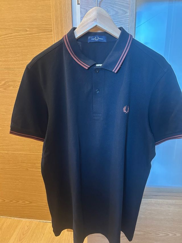 Polo Fred Perry negro - Talla L