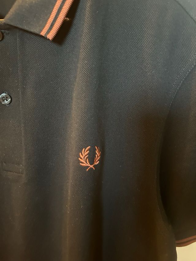 Polo Fred Perry negro - Talla L
