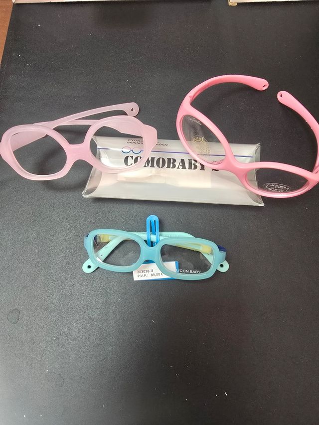 Gafas niños silicona flexibles x3