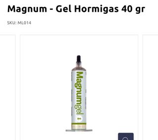 Gel insecticida para hormigas
