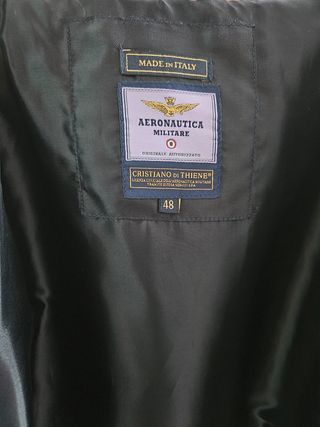 Cappotto Aeronautica Militare donna blu