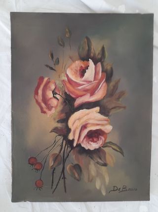 Dipinto fiori De Bellis