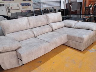 Sofá Chaislonge Beige - CONFORT