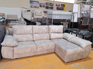 Sofá Chaislonge Beige - CONFORT