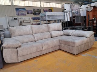 Sofá Chaislonge Beige - CONFORT