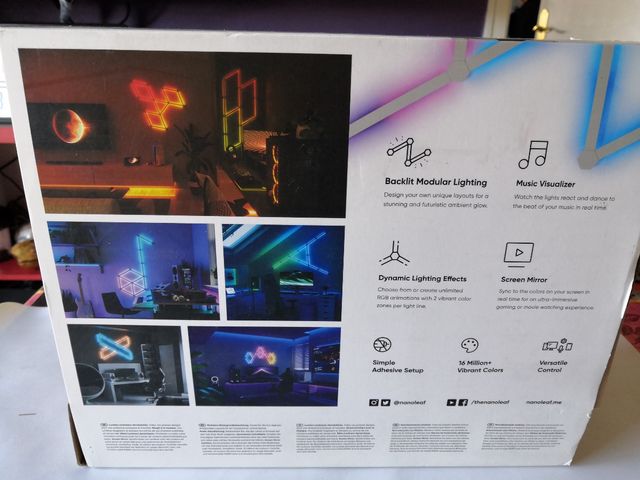 Kit Luces Nanoleaf Lines - 15 paneles