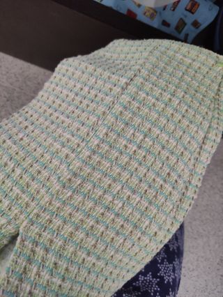 Falta pantalón Zara - Verde y Blanca - Talla S
