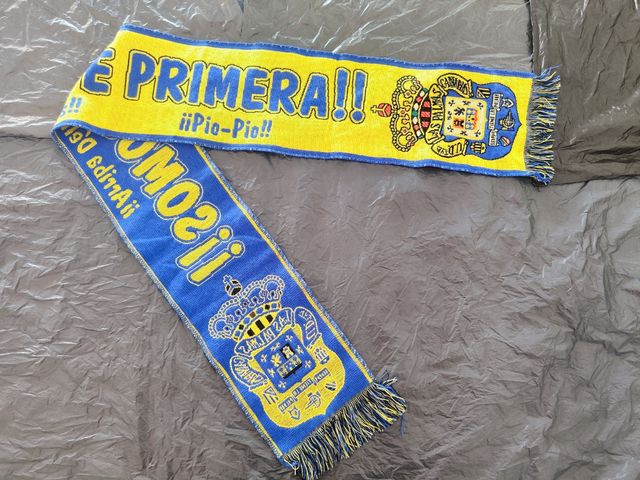 Bufanda fútbol Las Palmas ascenso Primera 2015/16