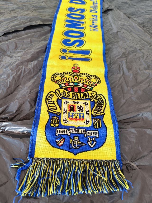 Bufanda fútbol Las Palmas ascenso Primera 2015/16