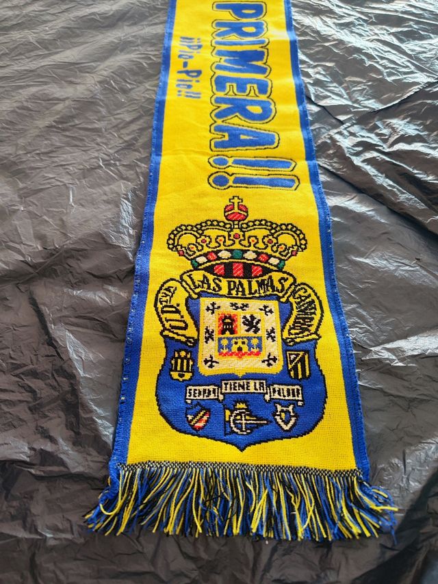 Bufanda fútbol Las Palmas ascenso Primera 2015/16