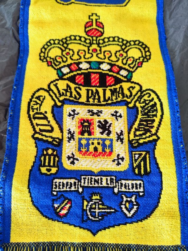 Bufanda fútbol Las Palmas ascenso Primera 2015/16