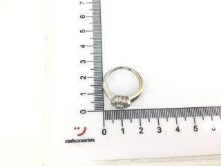 sortija oro 18k con piedra con diamante