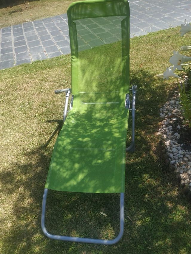 Hamaca plegable jardín - Verde