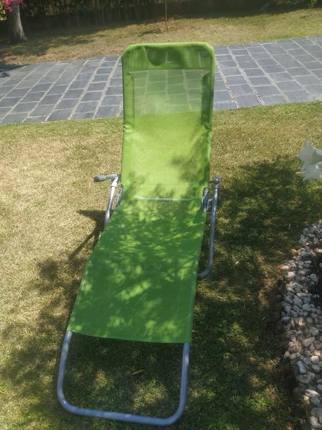 Hamaca plegable jardín - Verde