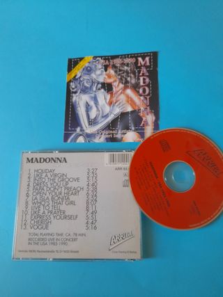 CD Madonna Concierto 85-90