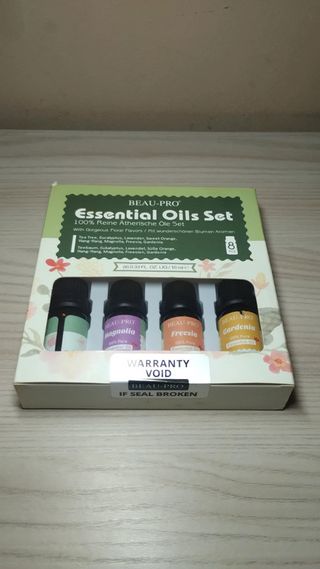 Diffusore oli essenziali + set 8 fragranze natural