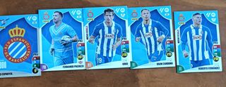 5 cromos RCD Espanyol - ¡NUEVOS!