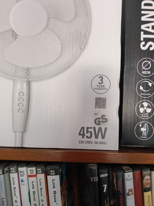 Ventilador KINZO 45W - NUEVO