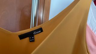 Top tirantes mostaza ETAM