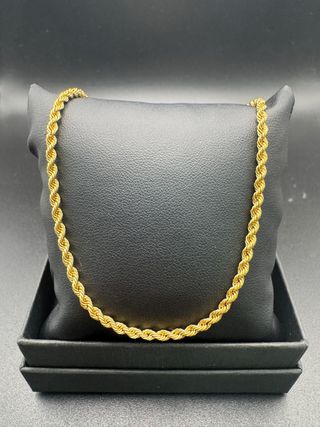 011-02-00318 CADENA CORDON 3MM 50CM ORO 18K