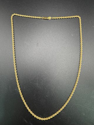 011-02-00318 CADENA CORDON 3MM 50CM ORO 18K