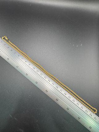 011-02-00318 CADENA CORDON 3MM 50CM ORO 18K