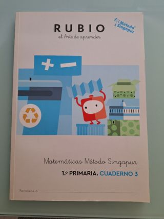 Matemáticas Método Singapur 1.º Primaria RUBIO