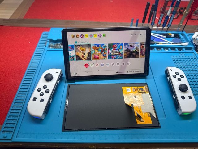 Pantalla Nintendo Switch negra