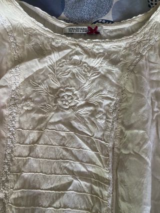 Vestido Stradivarius blanco verano