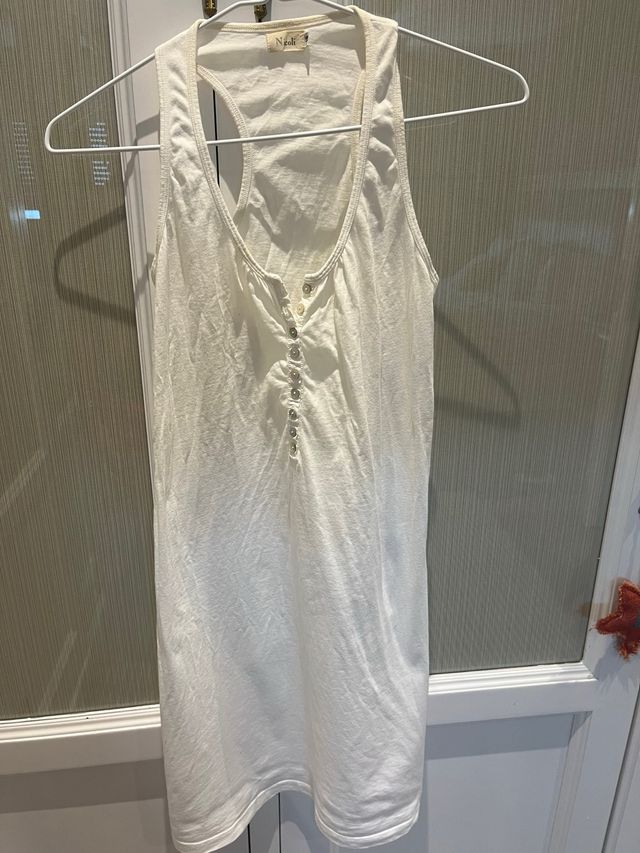 Vestido Nicoli blanco niña talla 16