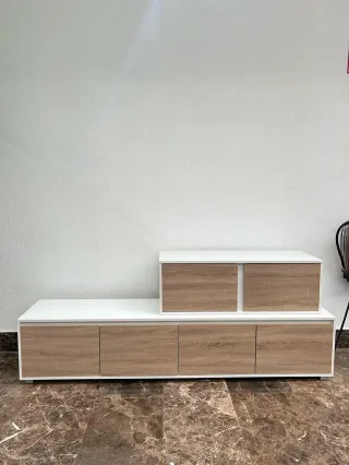 Mueble TV salón - 2 piezas