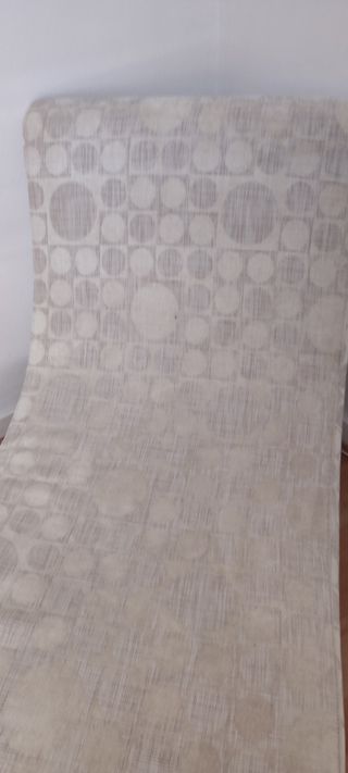 Diván chaise longue beige