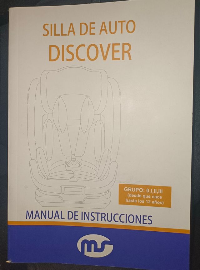 Silla de Coche DISCOVER Grupos 0-1-2-3.