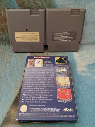 NES Kirby, Mario, Tetris, IronSword Tortugas Ninja