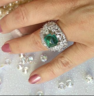 Anillo plata 925 con circonitas 