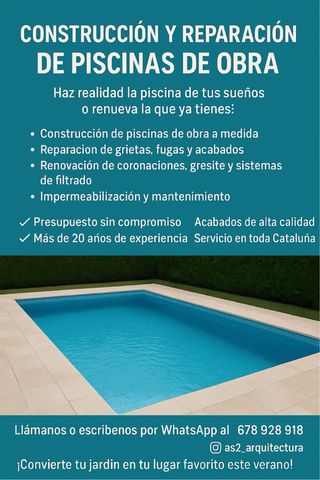 Piscinas obra nueva